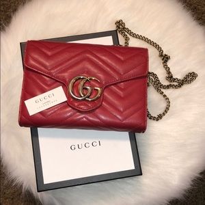 Gucci Marmont bag.